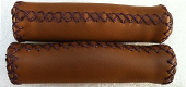 brown leather grip